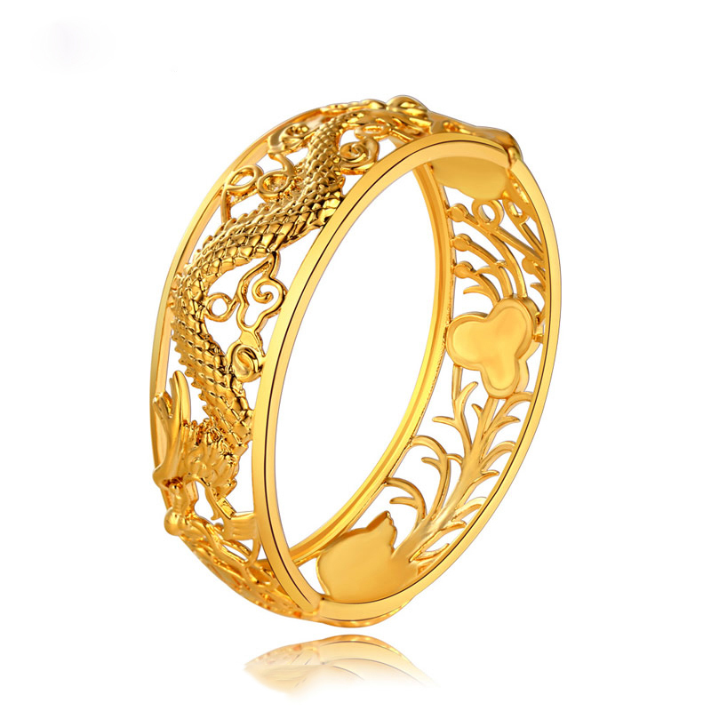 XL5036 Xuping Jewelry - Gold Plated Phoenix Bangle Bracelet