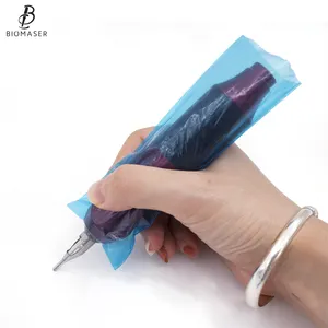 Plastic Permanent makeup machine Tattoo Gun Bag Cover Tattoo Pen Protective Machine Grip Tube Bag