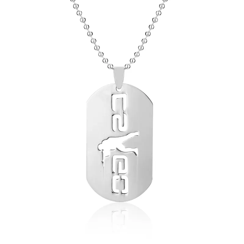CSGO Counter Strike Global Offensive Stainless Steel Mens Dog Cosplay Chain Necklace