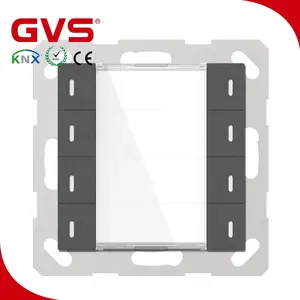 2019 GVS K-bus KNX 스마트 홈/빌딩 자동화 시스템 KNX 푸시 버튼 스위치 KNX 키패드 스마트 홈 스위치 1 2 3 4 버튼 갱