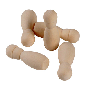Jeux de société <span class=keywords><strong>en</strong></span> <span class=keywords><strong>bois</strong></span> écologique multicolores, 50 pièces, fait à la main, bon marché, décorations <span class=keywords><strong>pour</strong></span> enfants, artisanat, vente <span class=keywords><strong>en</strong></span> gros - Product Image 2
