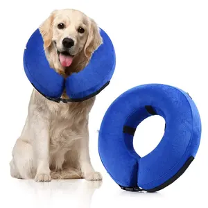 Aufblasbares Hunde kegel halsband Alternative nach der Operation, Wiederherstellung des Donut halsbandes für Hunde halsbänder, E-Halsband für die Operation nach der Operation
