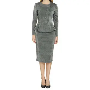 Reife Dame Bleistift rock Frauen Anzug Büro Uniform Mode Kleidung für Frauen Business-Anzug