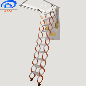 Elegante acero al carbono retráctil ático <span class=keywords><strong>escalera</strong></span> - Product Image 6