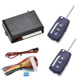 Mobil Remote Central Kunci Pintu Tanpa Kunci Masuk Sistem Alarm Mengunci Kit Tahan Air Controller Universal Mobil Acces12V untuk Mobil