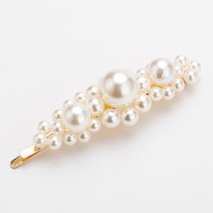 Hijab Fiore Dei Capelli di Fantasia Brighton Dell'annata Invisibile Pianura Barrette Dei Capelli Della Perla barrettes Arco Clip - Product Image 4