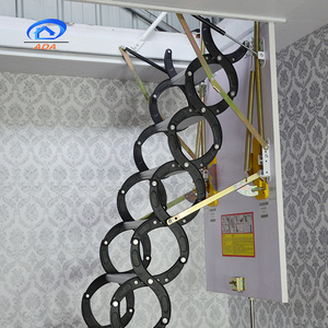 Échelles pliantes en acier <span class=keywords><strong>de</strong></span> fabrication chinoise, <span class=keywords><strong>trappe</strong></span> <span class=keywords><strong>de</strong></span> plafond, <span class=keywords><strong>escalier</strong></span> en aluminium pour <span class=keywords><strong>grenier</strong></span> - Product Image 3