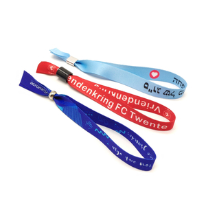 डिजाइन अपनी खुद की घटना एक समय कपड़े wristband व्यापार उपहार पॉलिएस्टर Wristbands - Product Image 5