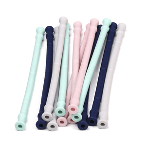 Reutilizable plegable <span class=keywords><strong>de</strong></span> <span class=keywords><strong>paja</strong></span> <span class=keywords><strong>de</strong></span> silicona conjunto plegable con la <span class=keywords><strong>paja</strong></span> <span class=keywords><strong>de</strong></span> beber limpiador en caso <span class=keywords><strong>de</strong></span> - Product Image 4