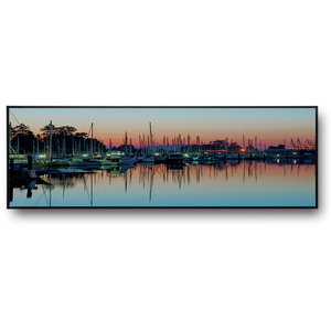 Fleurs Et D'arbres Bateau Bâtiment 5 Peintures Rectangle Eau de <span class=keywords><strong>Paysage</strong></span> Toile <span class=keywords><strong>Peinture</strong></span> Murale Art - Product Image 4