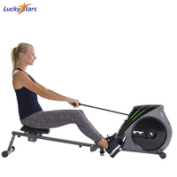 Système de corde élastique RM6000, machine à ramer à domicile, équipement de fitness, rameur professionnel en bois