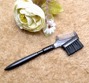 Venta caliente nuevo estilo doble cepillo de los ojos <span class=keywords><strong>con</strong></span> La Ceja peine y delineador de ojos cepillo del <span class=keywords><strong>maquillaje</strong></span> - Product Image 3