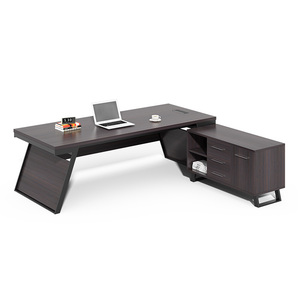 Ensemble de bureau de direction moderne en mélamine, table de direction, prix - Product Image 2