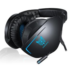 ONIKUMA K7 - Auriculares de diadema para videojuegos (estéreo, cancelación de ruido, con micrófono, luz LED, para PS4, computado - Product Image 1