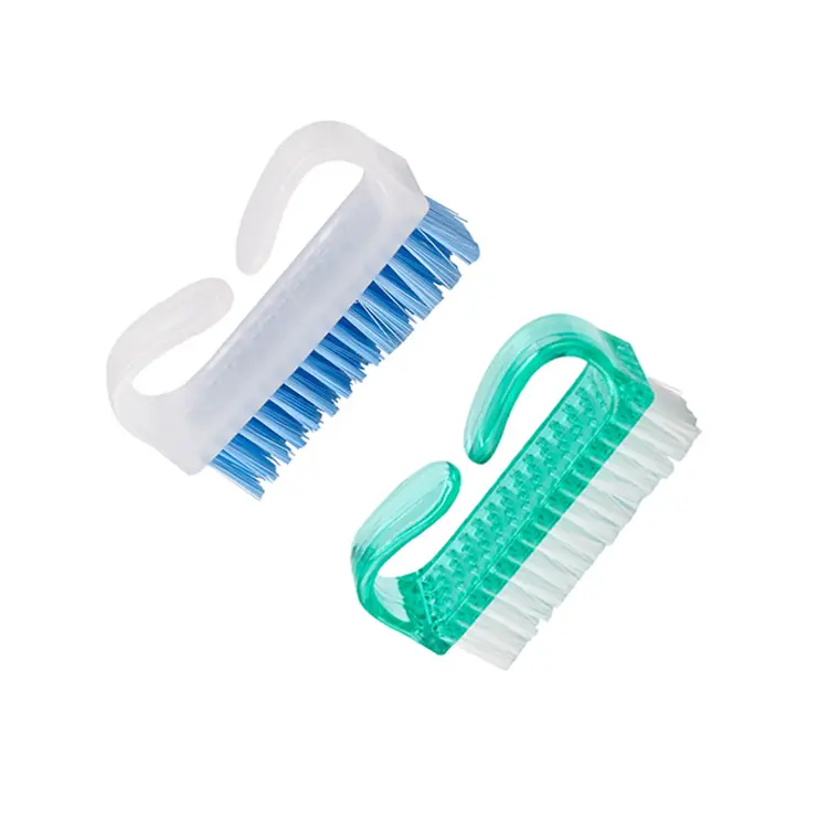 Venta al por mayor precio atractivo de acrílico plástico de cepillo de limpieza cepillo de 8,5*3*4,5 cm