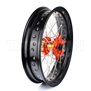 <span class=keywords><strong>3</strong></span>.5 "X 17" 5.0 "X17 <span class=keywords><strong>MOTO</strong></span> Roue à Rayons Pour <span class=keywords><strong>KTM</strong></span> Supermoto - Product Image 4