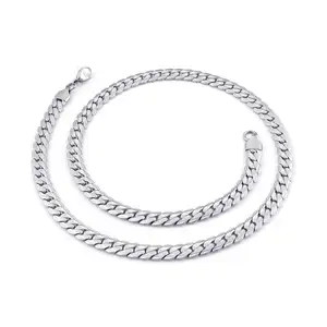2023 hot-selling Chain Stainless Steel Cuban Link fashion vanguard necklace for men