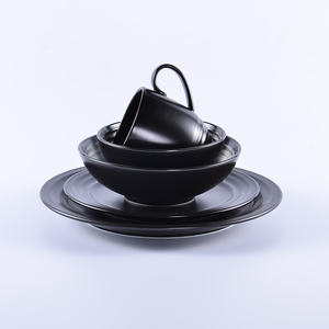 Hotel <span class=keywords><strong>loza</strong></span> vajilla de porcelana <span class=keywords><strong>para</strong></span> Hotel negro mate Dinnerwaredinner Ware <span class=keywords><strong>para</strong></span> restaurantes - Product Image 2