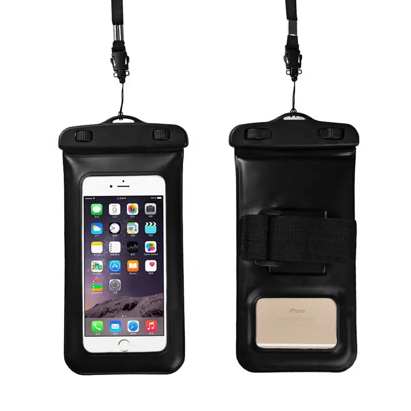 Remarkable outdoor floating waterproof mobile phone pocket dry bag case enduring accessories foam filled cell phone pouch