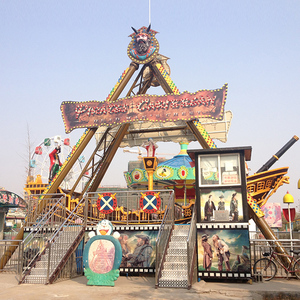 Zhengzhou <span class=keywords><strong>parc</strong></span> à thème manèges en <span class=keywords><strong>bois</strong></span> bateau pirate à vendre - Product Image 2
