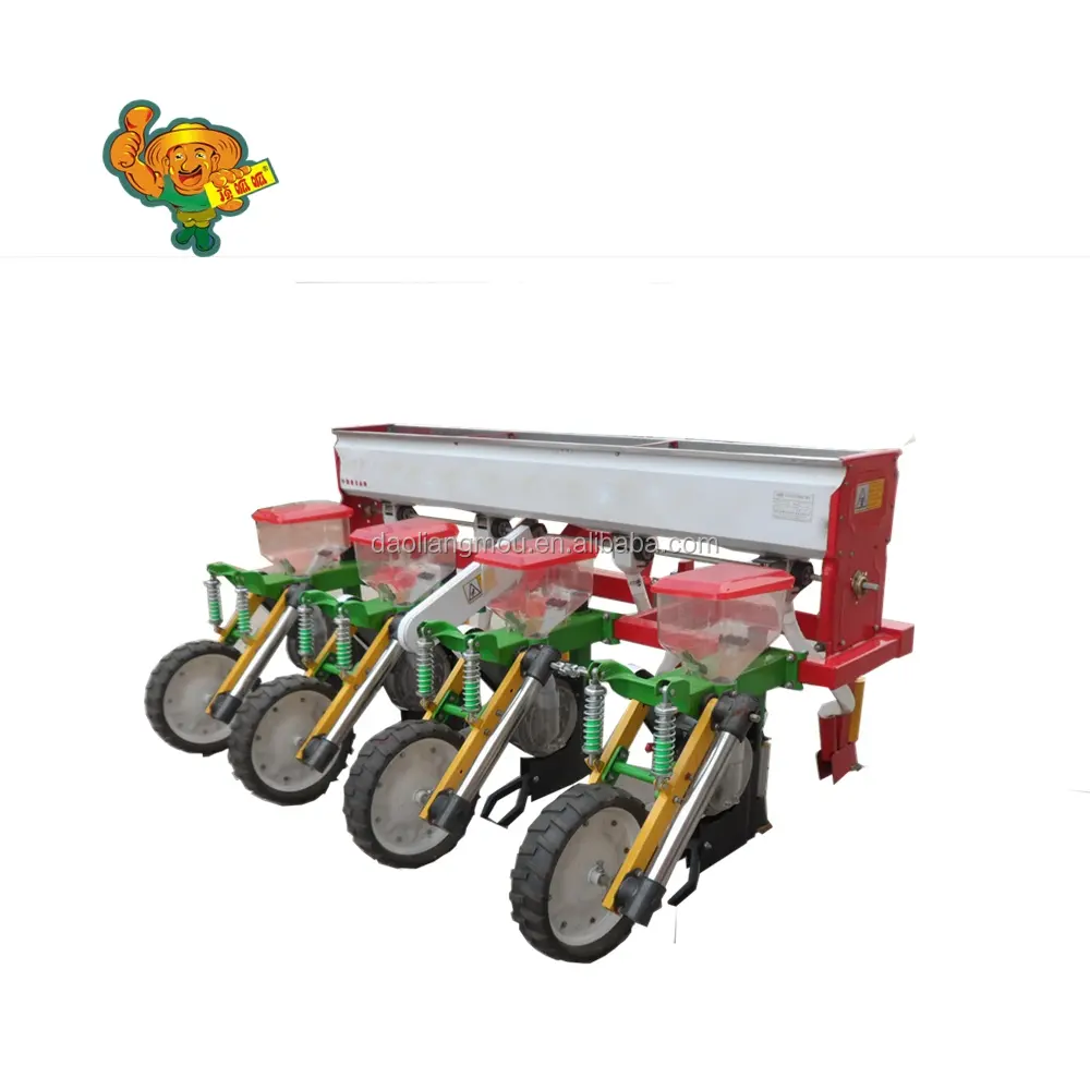 Новый дизайн 4 колеса трактор установлен ряд miaze сои кукурузы Плантатор с удобрением