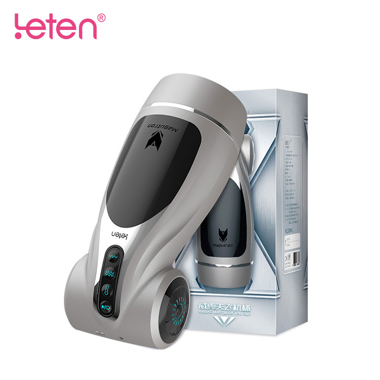 Leten Male Electronic Masturbator - Thrusting & Rotating Sex Toy for Men,  Silicone & ABS, Bulk Order Available
