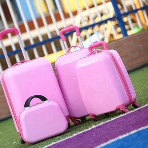 Fresco di cuoio di Nuovo stile del sacchetto di 4 Ruote Per Bambini Trolley 45 cm/50 cm/55 cm bambini bagaglio a ruote borsa - Product Image 6