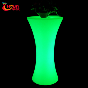 Al por mayor iluminación muebles modernos muebles de plástico de material acrílico led mesa de <span class=keywords><strong>bar</strong></span> - Product Image 1