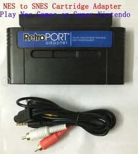用于SNES 16位控制台的回溯N E S游戏的游戏盒适配器转换器发射器