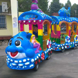 Amusement sûr Océan Enfants Train Sans Rail <span class=keywords><strong>Parc</strong></span> D'attractions Manèges <span class=keywords><strong>dauphin</strong></span> kiddie train - Product Image 5