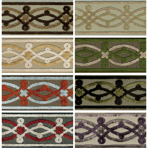 Tapicería de alta densidad de poliéster, Jacquard, cinta embellecedora de borlas, cortinas en venta - Product Image 6