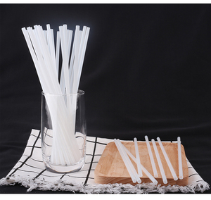 <span class=keywords><strong>Pajitas</strong></span> de Plástico Biodegradables <span class=keywords><strong>PLA</strong></span> Amarillas para Beber - Product Image 6