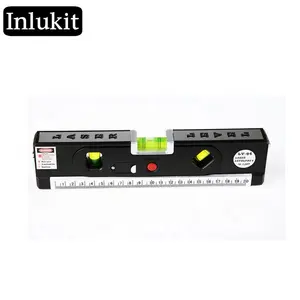 Multipurpose Level Laser Horizon Vertical Measure Tape Aligner Bubbles Ruler