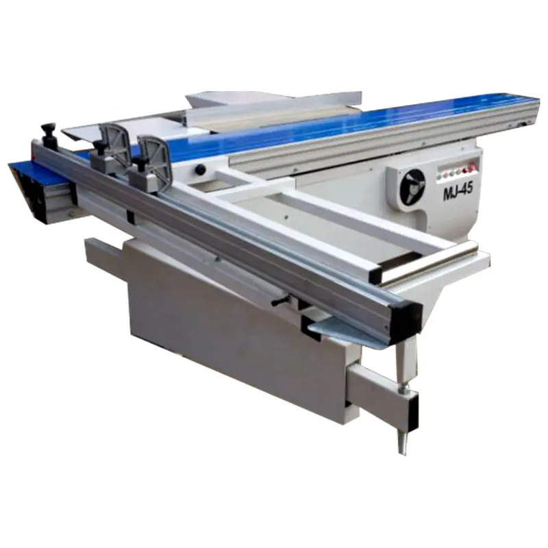 China factory supplier precision sliding table saw with 45 degree saw blade for wood based furniture cabinet base fast making