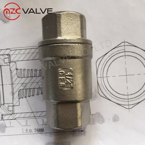 الربيع محملة صمام لا رجعي 1000psi الفولاذ المقاوم للصدأ صمام الاختيار - Product Image 4