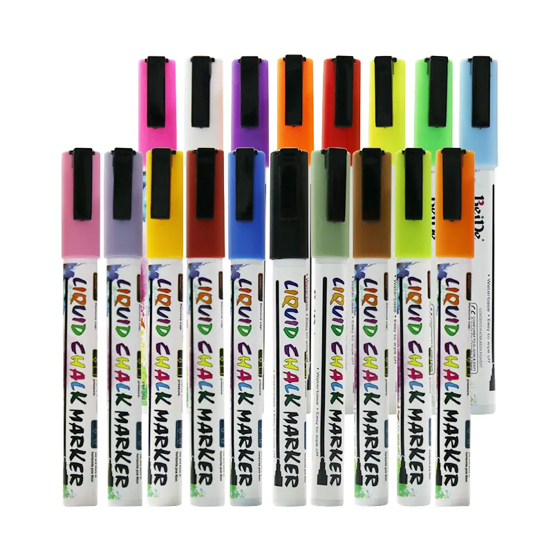 Chalkboard markers wet erasable 3mm liquid chalk marker for drawings