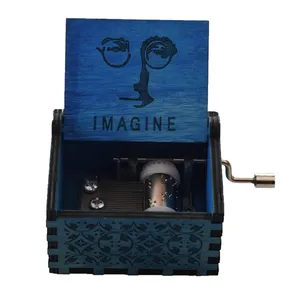 Taizhiyi imagine blue small music box manufacturer