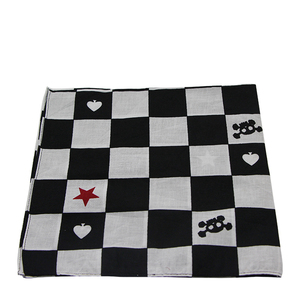 Dello Schermo personalizzato di Stampa Nero Bianco di Cotone Hip Hop <span class=keywords><strong>Bandana</strong></span> <span class=keywords><strong>per</strong></span> i <span class=keywords><strong>Capelli</strong></span> - Product Image 3
