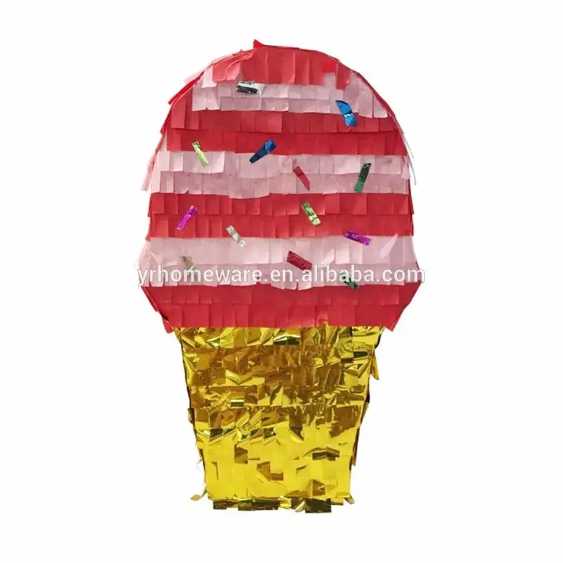 Fiesta al por mayor proveedor de piñatas diseño helado Piñata