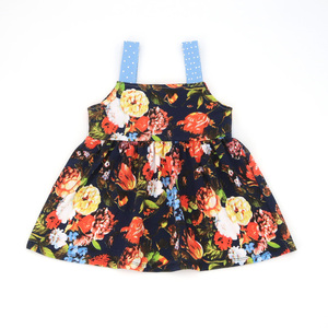 <span class=keywords><strong>Las</strong></span> chicas lindo traje flor azul de punto pantalones de <span class=keywords><strong>las</strong></span> <span class=keywords><strong>niñas</strong></span> boutique ropa de verano para <span class=keywords><strong>niñas</strong></span> - Product Image 3