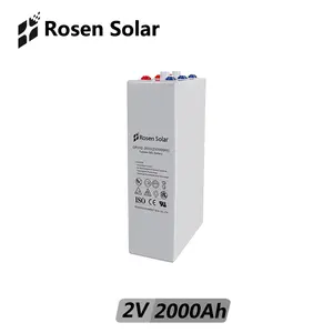 Rosen 2 V 2000Ah OPzV 电池用于离网系统储存太阳能电源