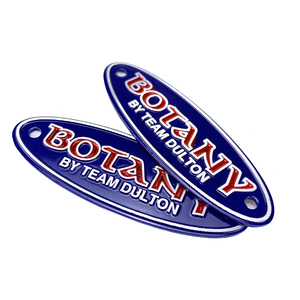 De alta calidad de 2 Agujero logotipo de la marca de ropa de etiqueta para Decoración - Product Image 1