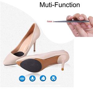Anti slip shoe covers antiskid pads stick on the shoes bottom adhesive rubber outsole - Product Image 2