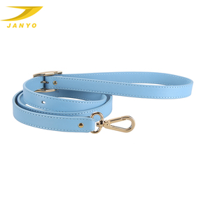 Conjunto de Correa y <span class=keywords><strong>collar</strong></span> de perro de cuero de alta calidad hecho a mano al por mayor - Product Image 4