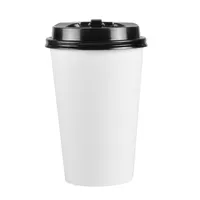 Impresión de color personalizado vaso de papel desechable llevar café tazas de papel de todos los tamaños venta al por mayor de la taza de papel