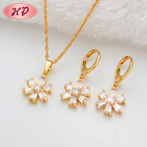 Joyería chapada en oro de moda, venta al por mayor, conjuntos de joyas de imitación para boda, diseño en Dubái, 2017 - Product Image 4