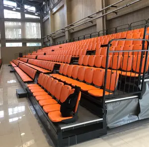 Stadium Bleachers Professional Public Folding Gym Bleachers Seating Stadium Grandstand For Indoor