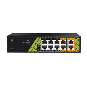 Gigabit Ethernet PoE Switch Industriële Schakelaar 10 Poort Voor Video Surveillance Netwerk Switch Fabrikanten