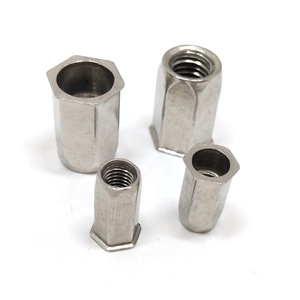 Écrou de rivet hexagonal en acier inoxydable Écrou de rivet en acier inoxydable à tête réduite - Product Image 1