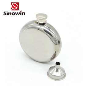 Regalos promocionales estándar de acero inoxidable frasco de la cadera para hombres 5 oz Petaca de <span class=keywords><strong>vino</strong></span> con embudo - Product Image 4